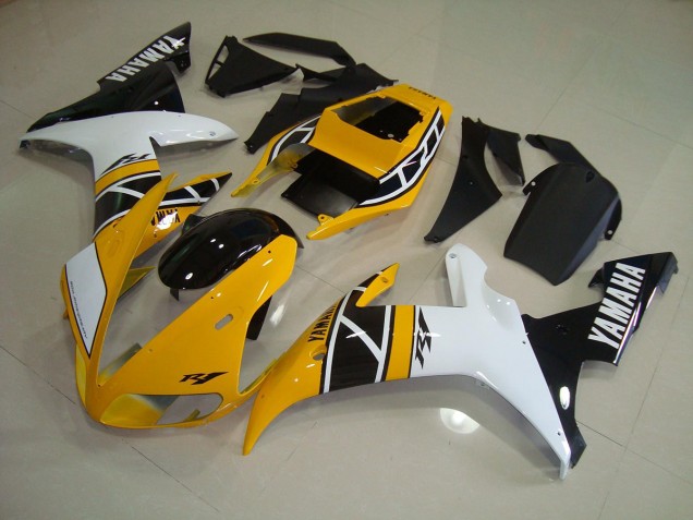 2002-2003 Yellow Anniversary YZF R1 Motorcycle Fairings 2002-2003 Yellow Anniversary YZF R1 Motorcycle Fairings