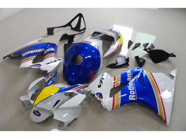 2002-2013 Blue White Rothmans VFR800 Motorcycle Fairings 2002-2013 Blue White Rothmans VFR800 Motorcycle Fairings
