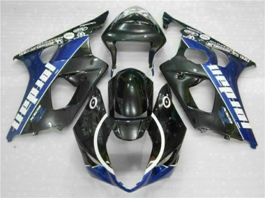 2003-2004 Black Blue GSXR 1000 Motorcycle Fairings