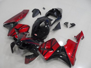 2003-2004 Black Candy Red CBR600RR Motorcycle Fairings