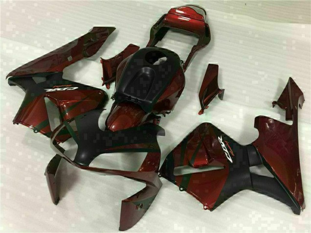 2003-2004 Black Red CBR600RR Motorcycle Fairings 2003-2004 Black Red CBR600RR Motorcycle Fairings