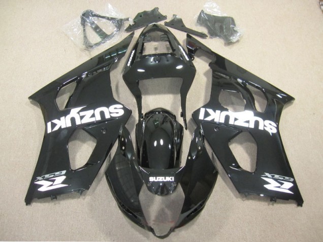 2003-2004 Black White Decal GSXR 1000 Motorcycle Fairings 2003-2004 Black White Decal GSXR 1000 Motorcycle Fairings