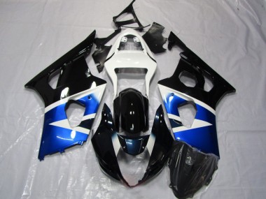 2003-2004 Blue Black White GSXR 1000 Motorcycle Fairings