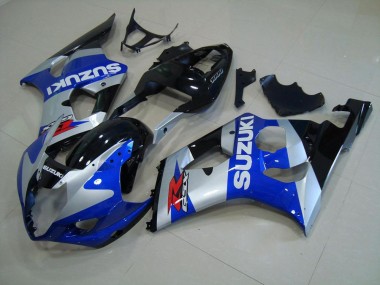 2003-2004 Blue Silver GSXR 1000 Motorcycle Fairings