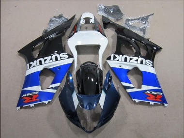2003-2004 Blue White Decal GSXR 1000 Motorcycle Fairings