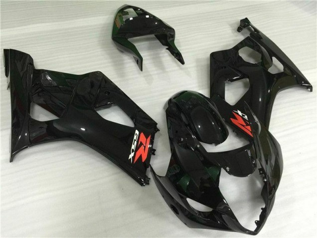 2003-2004 Glossy Black GSXR 1000 Motorcycle Bodywork 2003-2004 Glossy Black GSXR 1000 Motorcycle Bodywork