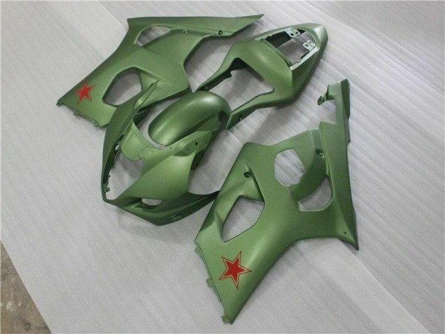 2003-2004 Green GSXR 1000 Motorcycle Fairings 2003-2004 Green GSXR 1000 Motorcycle Fairings