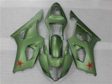 2003-2004 Green GSXR 1000 Motorcycle Fairings