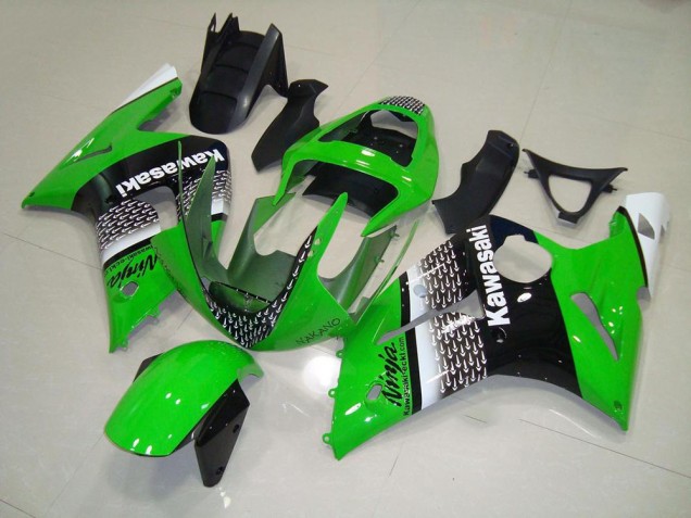 2003-2004 Green Nakano ZX6R Motorcycle Fairings
