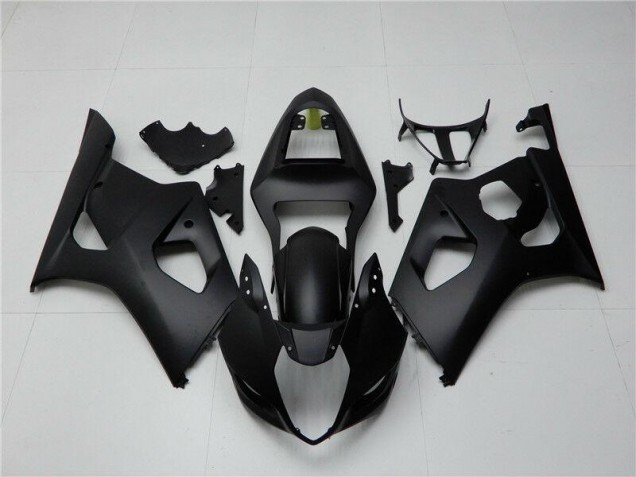 2003-2004 Matte Black GSXR 1000 Motorcycle Bodywork 2003-2004 Matte Black GSXR 1000 Motorcycle Bodywork