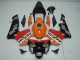 2003-2004 Orange Red Black Repsol CBR600RR Motorcycle Fairings 2003-2004 Orange Red Black Repsol CBR600RR Motorcycle Fairings