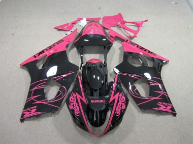 2003-2004 Pink Black GSXR 1000 Motorcycle Fairings