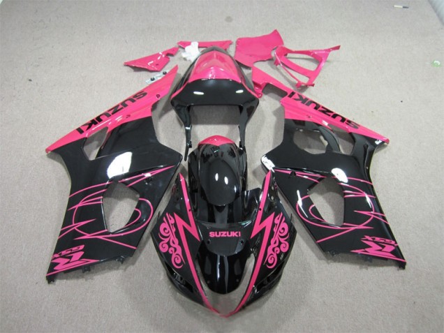 2003-2004 Pink Black GSXR 1000 Motorcycle Fairings 2003-2004 Pink Black GSXR 1000 Motorcycle Fairings