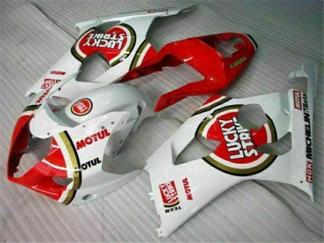 2003-2004 Red White GSXR 1000 Motorcycle Bodywork 2003-2004 Red White GSXR 1000 Motorcycle Bodywork