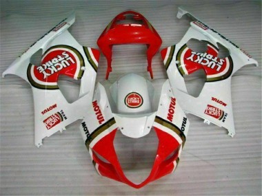 2003-2004 Red White GSXR 1000 Motorcycle Bodywork
