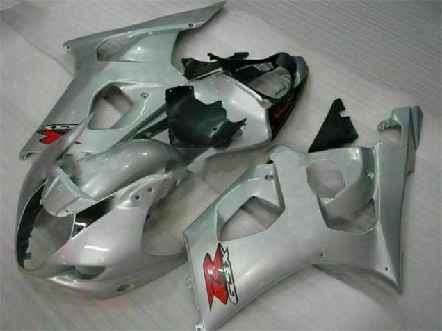 2003-2004 Silver GSXR 1000 Motorcycle Fairings 2003-2004 Silver GSXR 1000 Motorcycle Fairings