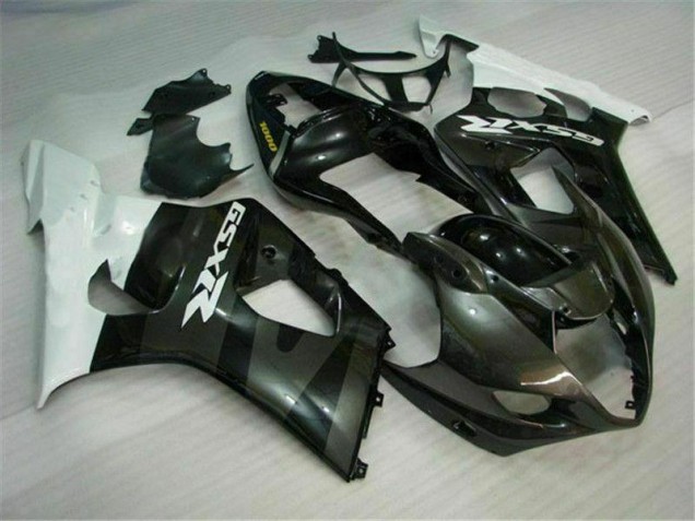 2003-2004 White Black GSXR 1000 Motorcycle Fairing 2003-2004 White Black GSXR 1000 Motorcycle Fairing