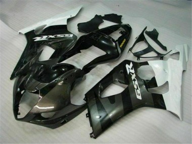 2003-2004 White Black GSXR 1000 Motorcycle Fairing