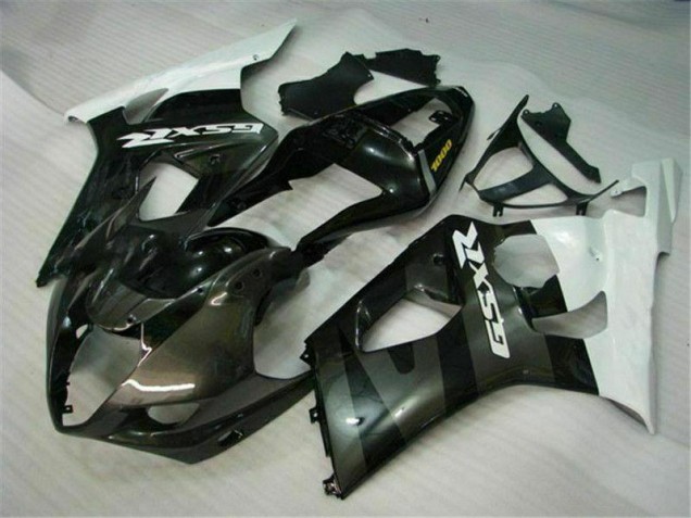 2003-2004 White Black GSXR 1000 Motorcycle Fairing 2003-2004 White Black GSXR 1000 Motorcycle Fairing