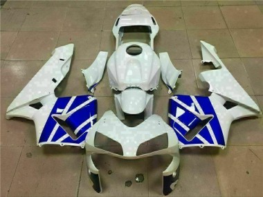 2003-2004 White Blue CBR600RR Motorcycle Fairing