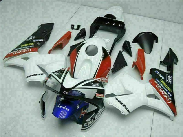 2003-2004 White Blue CBR600RR Motorcycle Fairings 2003-2004 White Blue CBR600RR Motorcycle Fairings