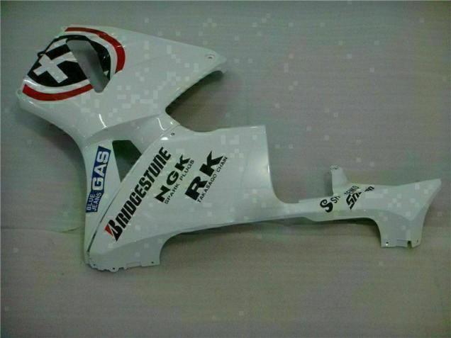 2003-2004 White Blue R 2 CBR600RR Motorcycle Fairings 2003-2004 White Blue R 2 CBR600RR Motorcycle Fairings