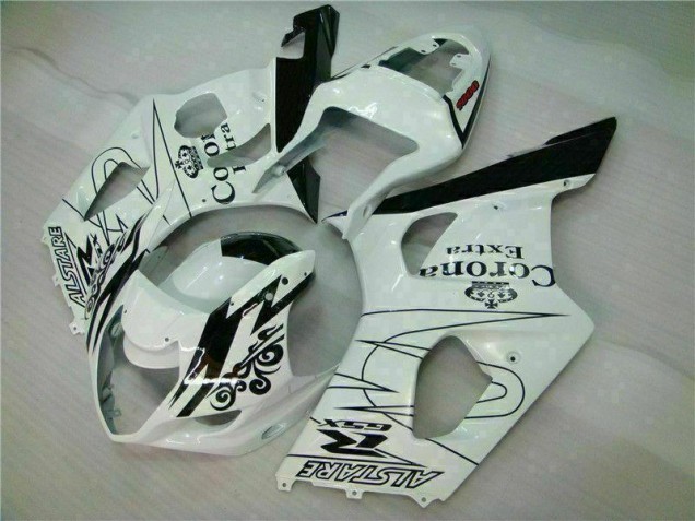 2003-2004 White GSXR 1000 Motorcycle Bodywork 2003-2004 White GSXR 1000 Motorcycle Bodywork