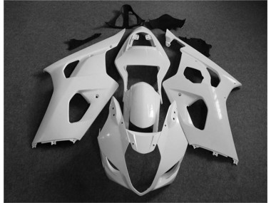 2003-2004 White GSXR 1000 Motorcycle Fairing Kits