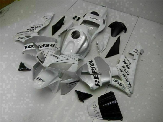 2003-2004 White Repsol CBR600RR Motorcycle Fairing