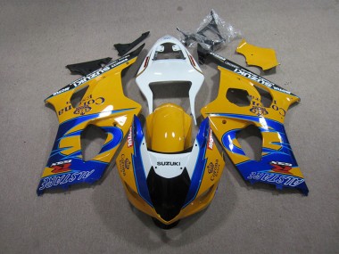 2003-2004 Yellow Blue Corona Extra GSXR 1000 Motorcycle Fairings