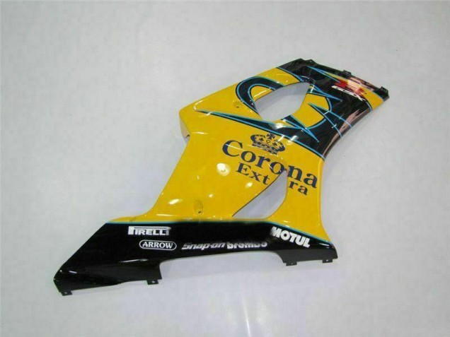 2003-2004 Yellow GSXR 1000 Motorcycle Fairings 2003-2004 Yellow GSXR 1000 Motorcycle Fairings