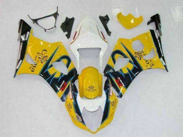 2003-2004 Yellow GSXR 1000 Motorcycle Fairings 2003-2004 Yellow GSXR 1000 Motorcycle Fairings