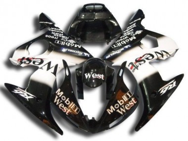 2003-2005 Black Mobil West YZF R6 Motorcycle Fairings