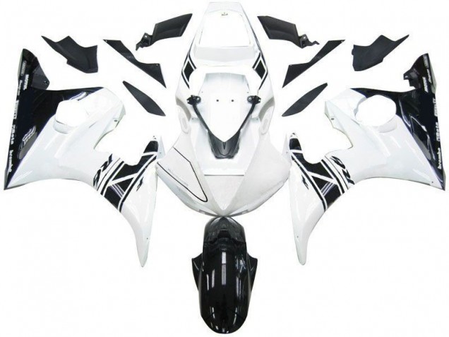 2003-2005 Black White Tribal YZF R6 Motorcycle Fairings 2003-2005 Black White Tribal YZF R6 Motorcycle Fairings