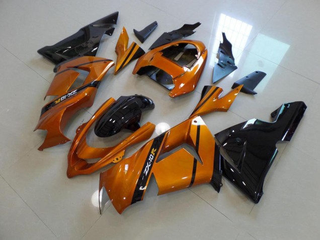 2003-2005 Gold Black ZX10R Motorcycle Fairings 2003-2005 Gold Black ZX10R Motorcycle Fairings