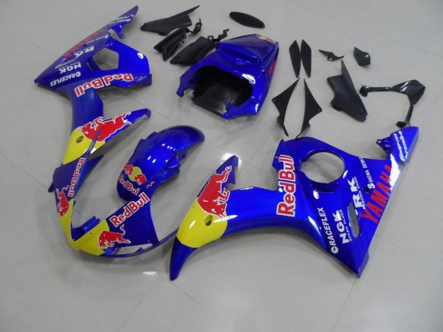 2003-2005 Red Bull YZF R6 Motorcycle Fairings 2003-2005 Red Bull YZF R6 Motorcycle Fairings