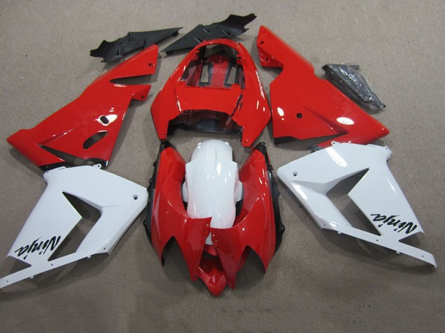 2003-2005 Red White Ninja ZX10R Motorcycle Fairings 2003-2005 Red White Ninja ZX10R Motorcycle Fairings