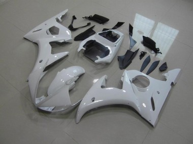 2003-2005 White No Decals YZF R6 Motorcycle Fairings