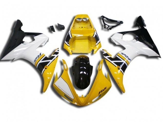 2003-2005 Yellow YZF R6 Motorcycle Fairings 2003-2005 Yellow YZF R6 Motorcycle Fairings