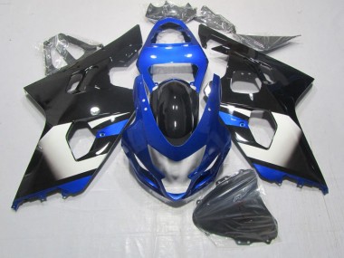 2004-2005 Black Blue GSXR 600 Motorcycle Fairings