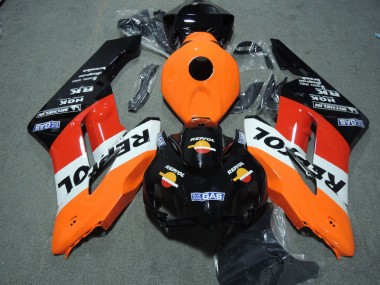 2004-2005 Black Orange Repsol CBR1000RR Motorcycle Fairing