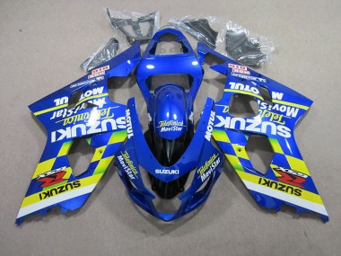2004-2005 Blue Telefunica Movistar Motul GSXR 750 Motorcycle Fairings