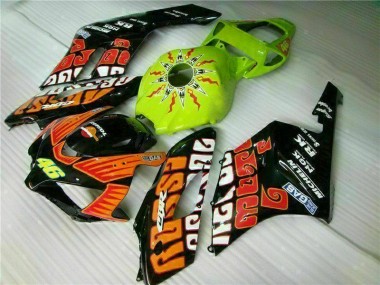 2004-2005 Orange Green CBR1000RR Motorcycle Fairings