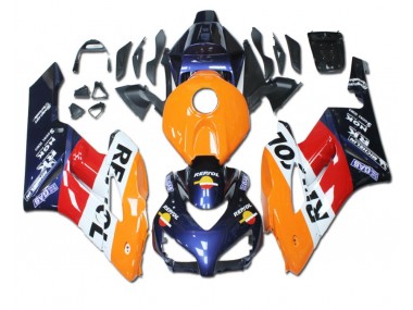 2004-2005 Orange Red Blue Repsol CBR1000RR Motorcycle Fairings