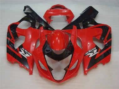 2004-2005 Red Black GSXR 600/750 Motorcycle Fairing