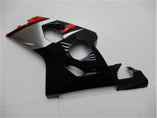 2004-2005 Red Black GSXR 600/750 Motorcycle Fairings 2004-2005 Red Black GSXR 600/750 Motorcycle Fairings