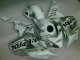 2004-2005 Silver Repsol CBR1000RR Motorcycle Fairing 2004-2005 Silver Repsol CBR1000RR Motorcycle Fairing
