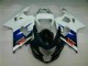 2004-2005 White Black GSXR 600/750 Motorcycle Fairings 2004-2005 White Black GSXR 600/750 Motorcycle Fairings