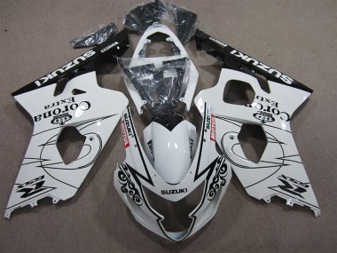 2004-2005 White Corona Extra Motul GSXR 600 Motorcycle Fairings
