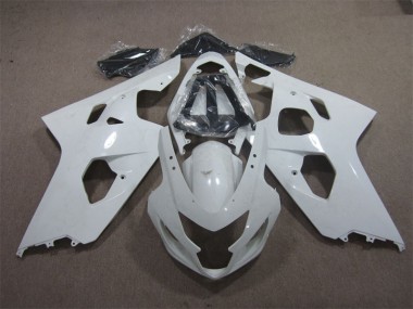 2004-2005 White GSXR 600 Motorcycle Fairings